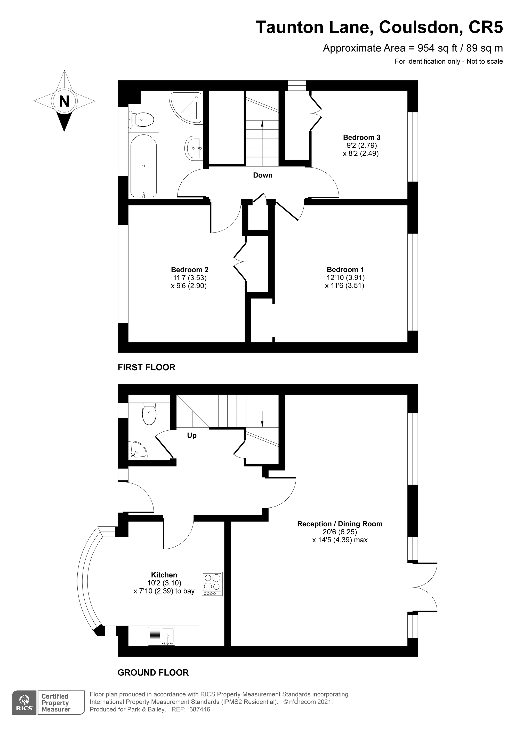 Taunton Lane, Coulsdon CR5, 3 bedroom end terrace house for sale