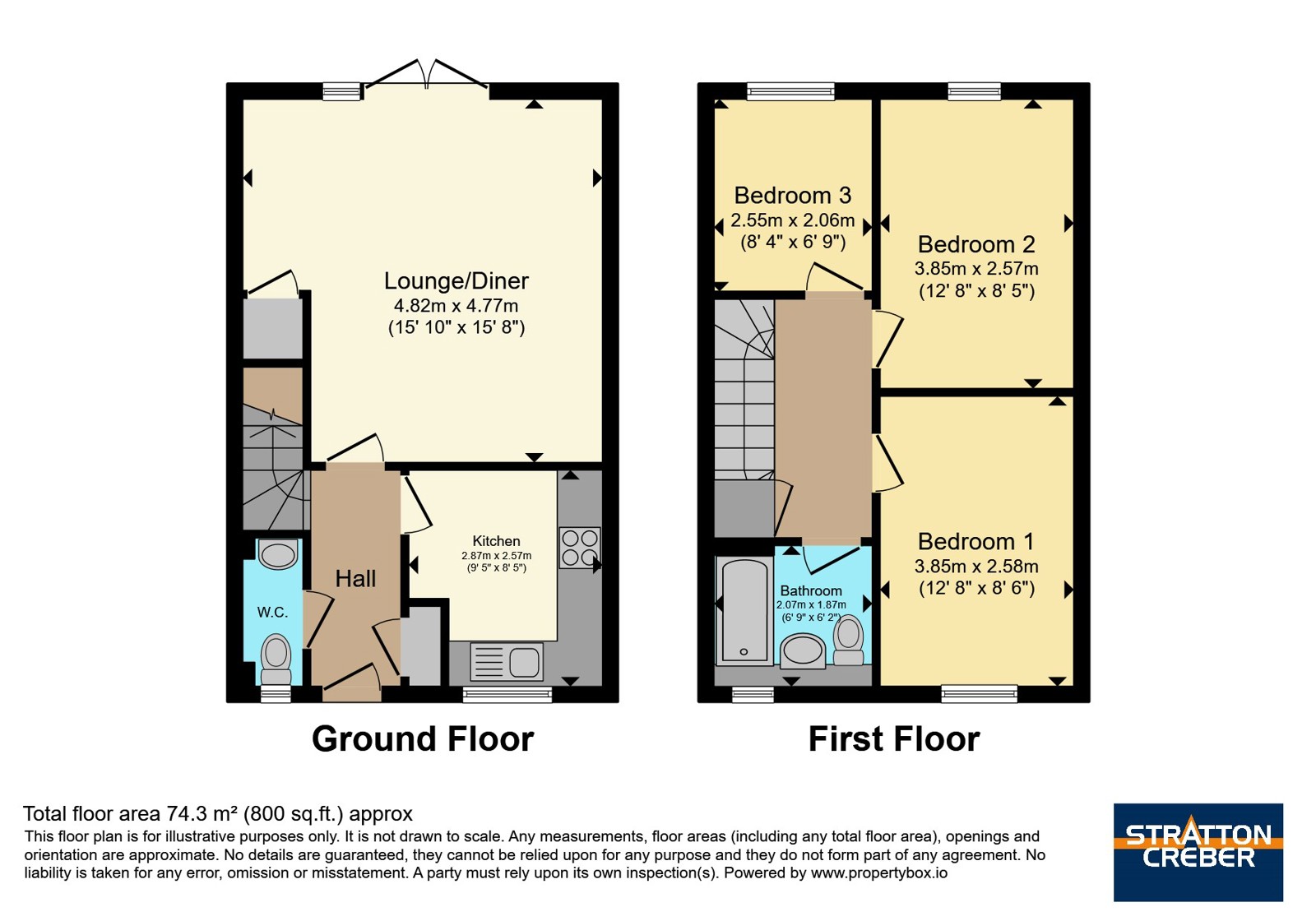 27, Stannary Road, Cornwall floorplan