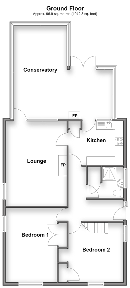 King George Road, Chatham floorplan