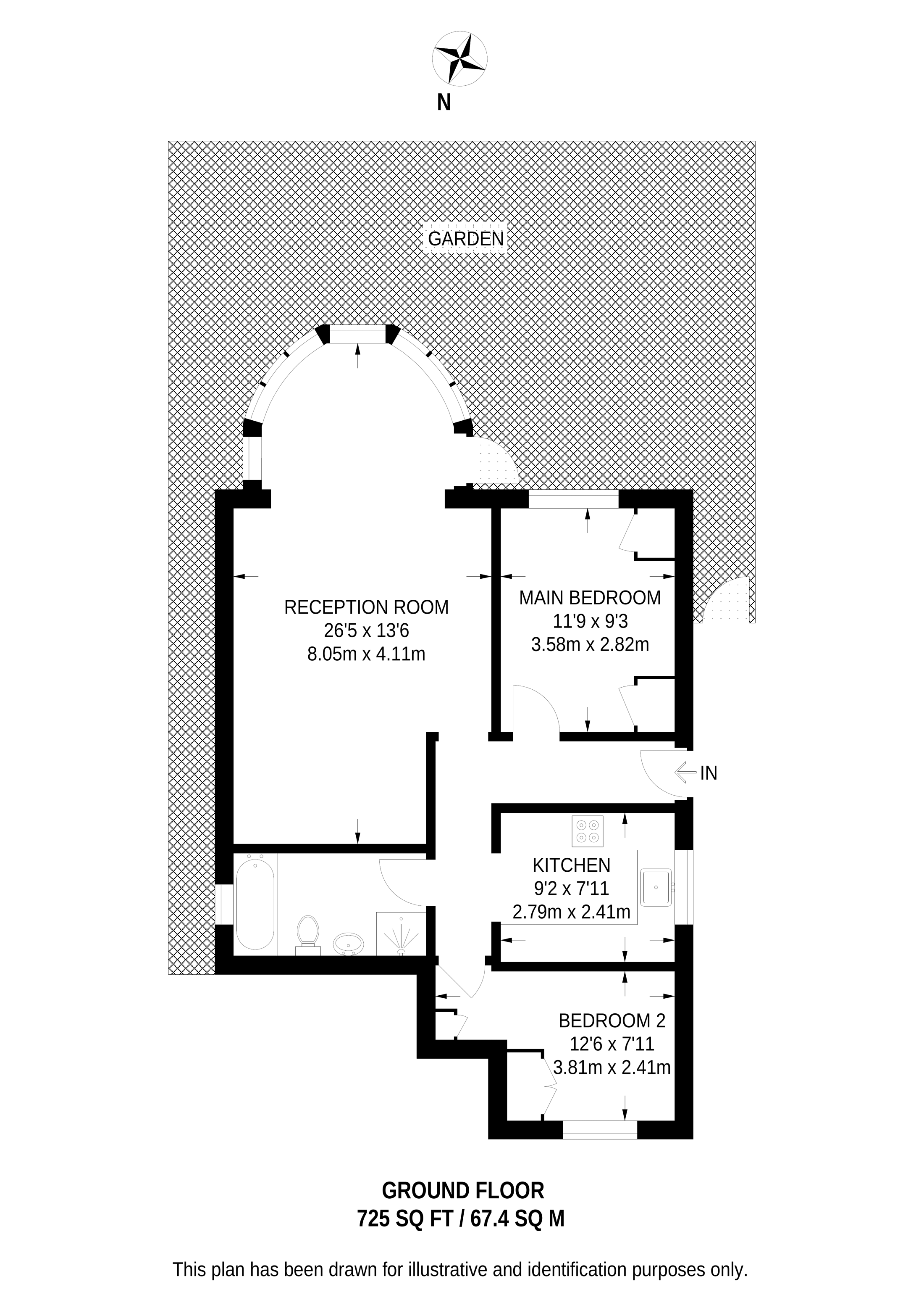Woodside, Wimbledon floorplan