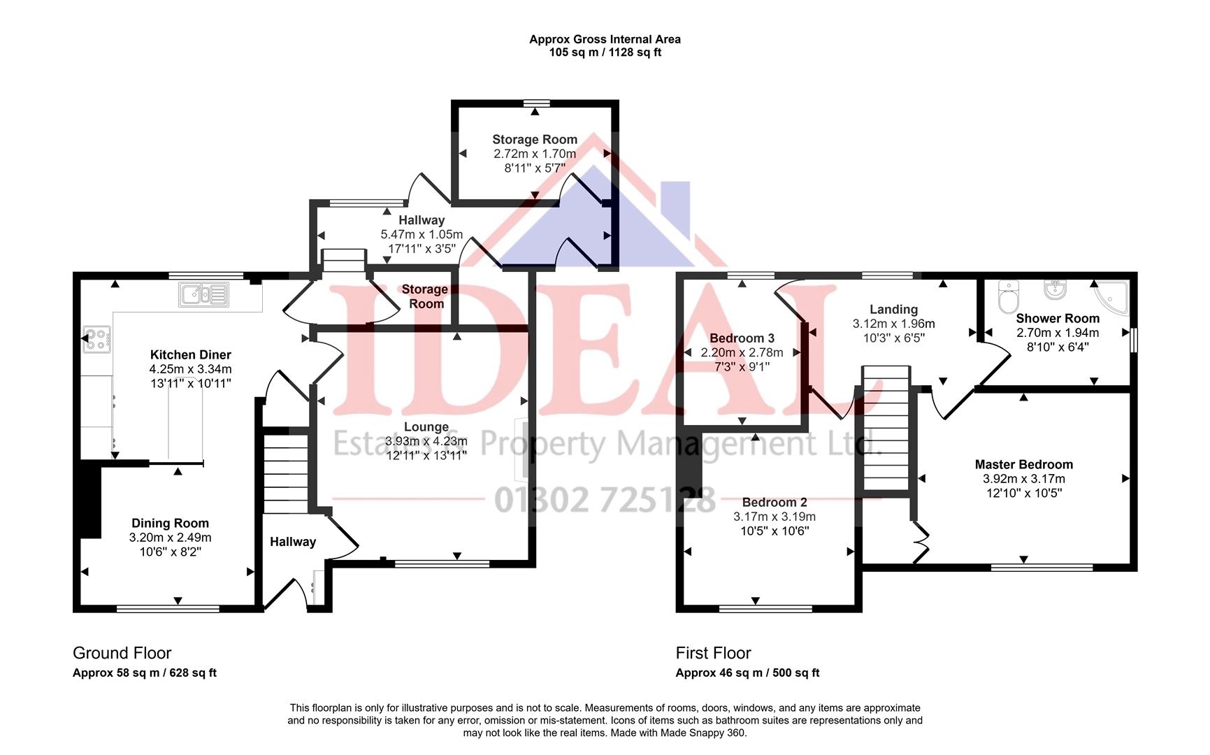 38, Beaumont Avenue, Woodlands, Doncaster floorplan