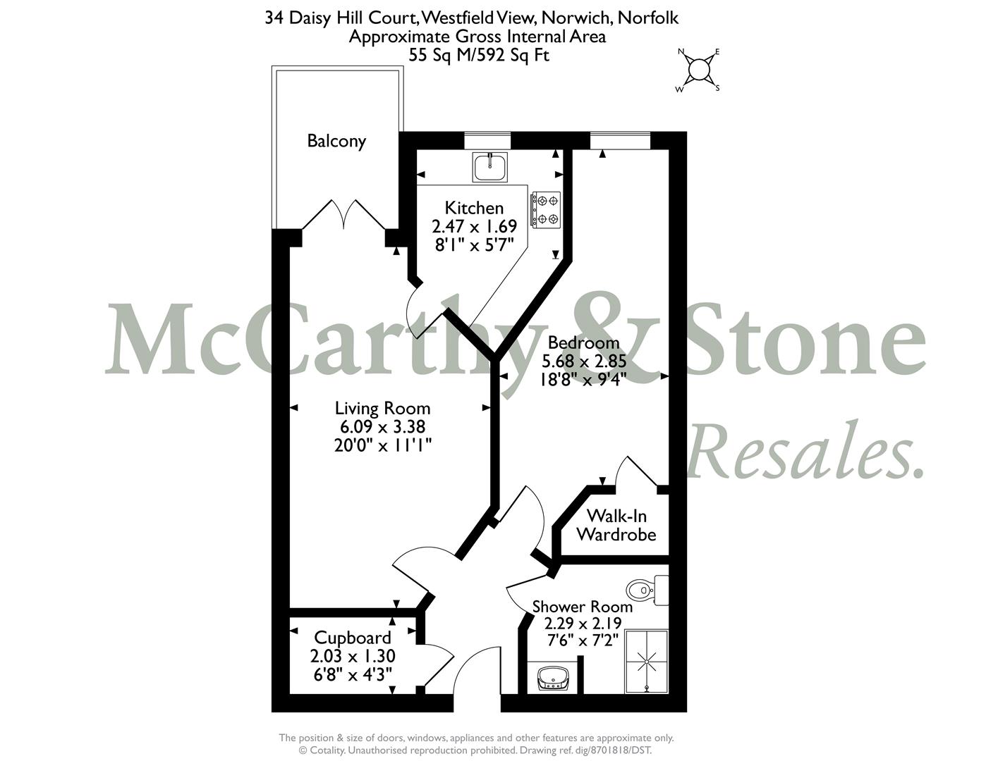 34 Daisy HIll Court, Westfield View, Norwich floorplan