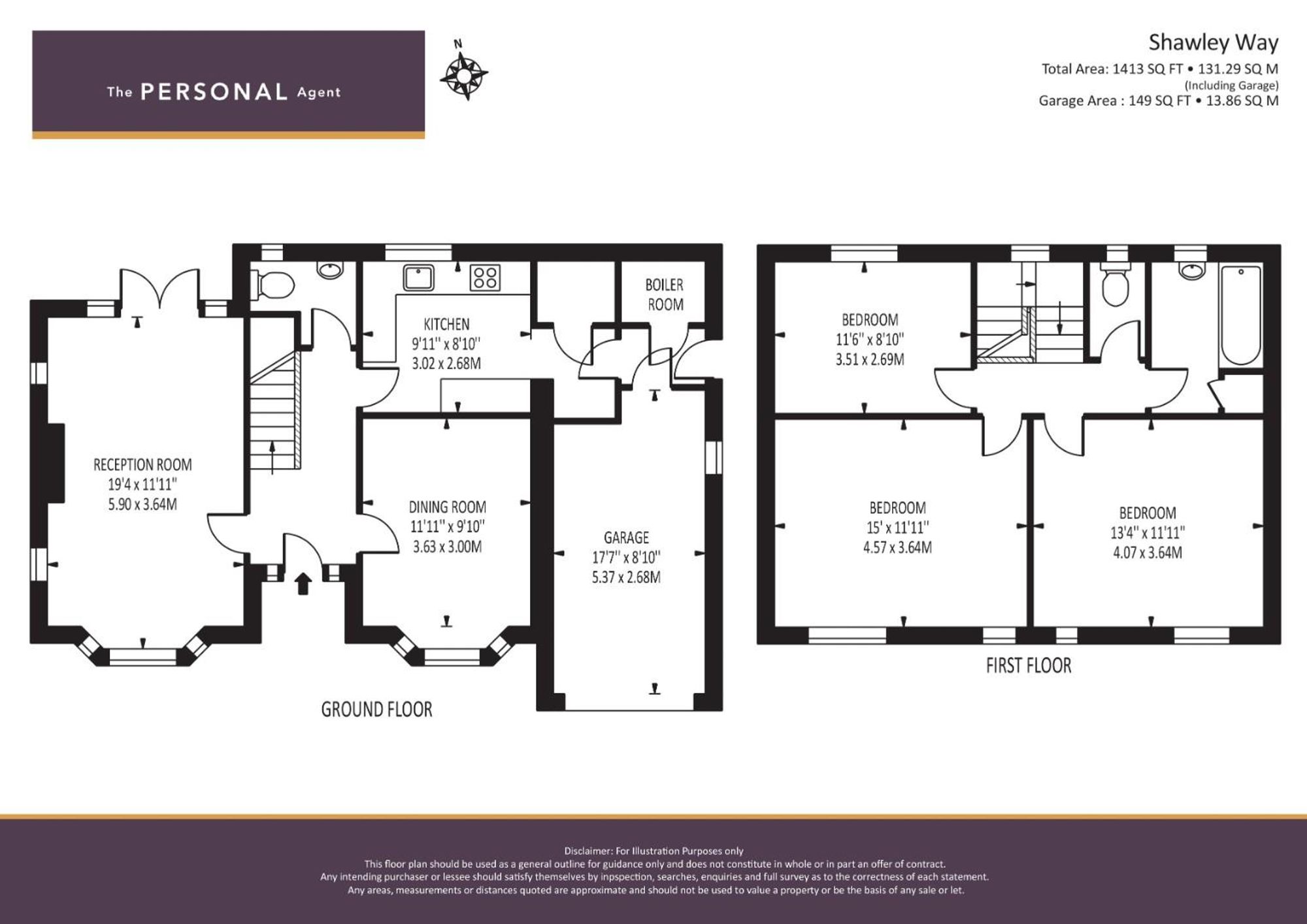 15, Shawley Way, Epsom floorplan