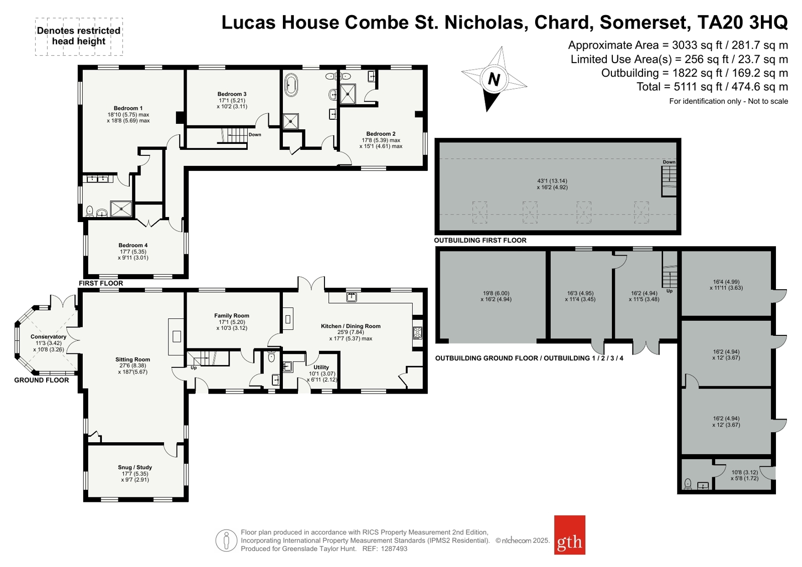 Lucas House,, Combe St. Nicholas, Somerset floorplan