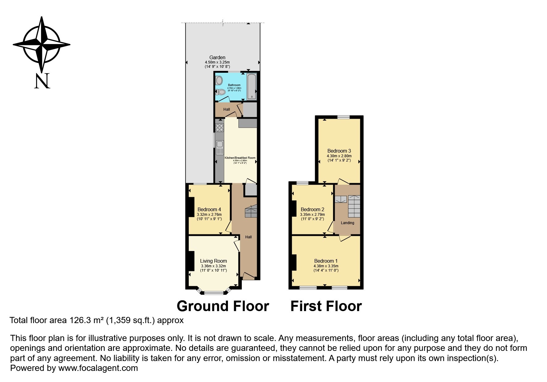 44, Keogh Road, London floorplan