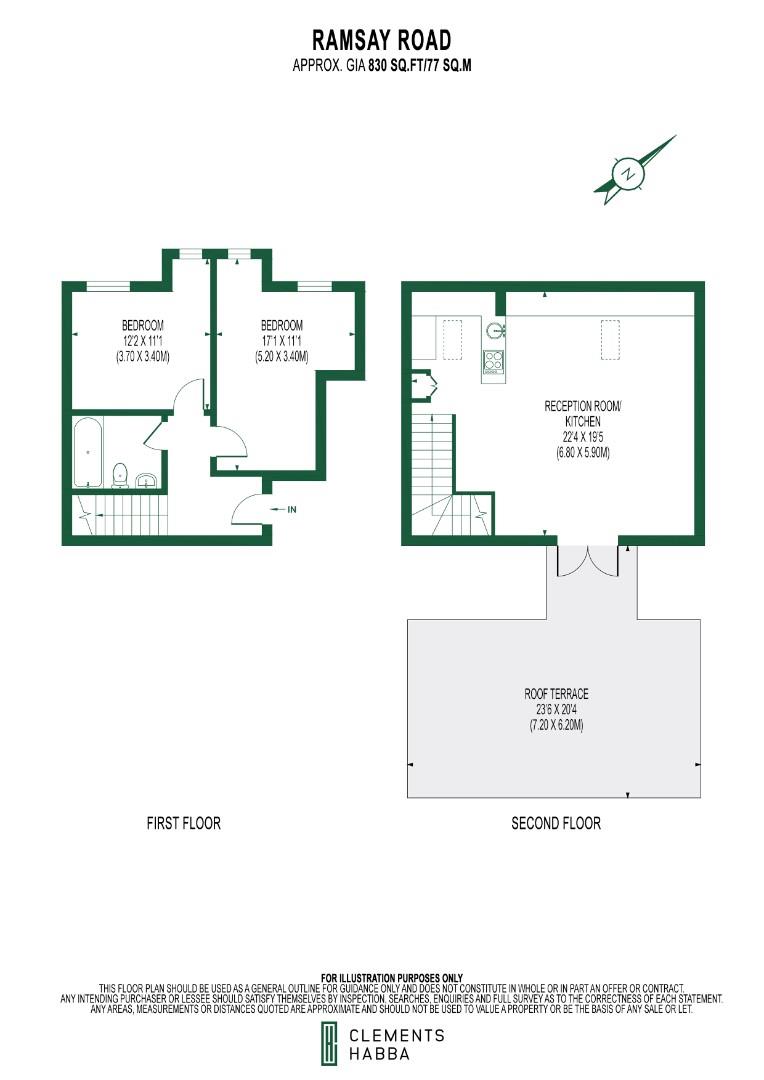 13c, Ramsay Road, London floorplan