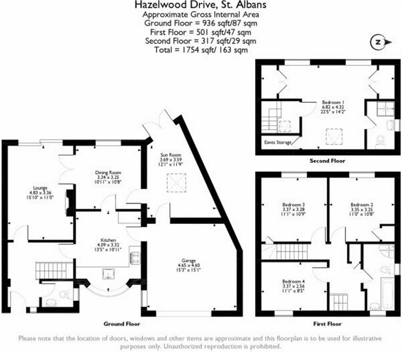 4 Bedrooms Semi-detached house for sale in Hazelwood Drive, St Albans, Hertfordshire AL4