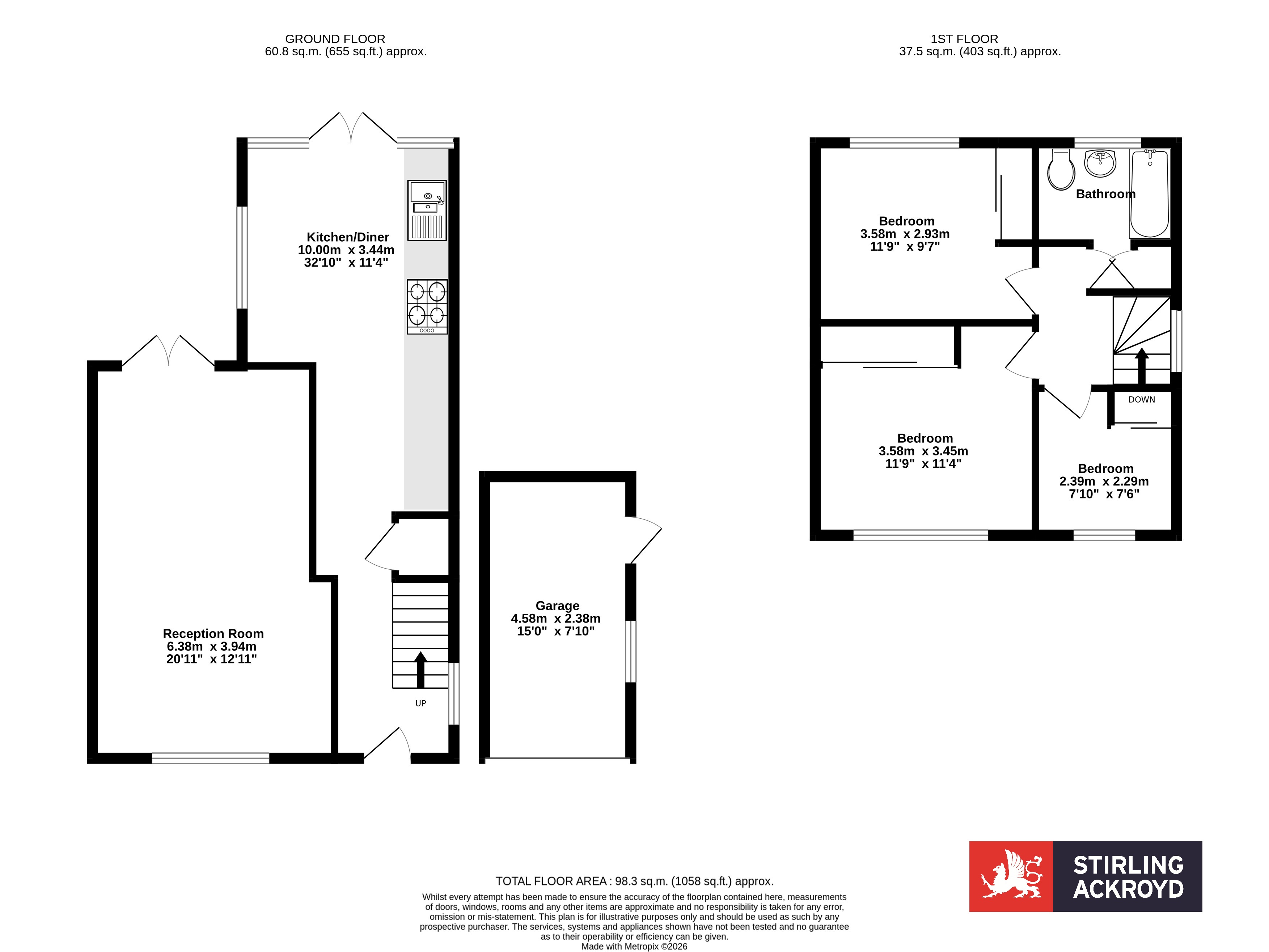 3, Croft Corner, Windsor floorplan