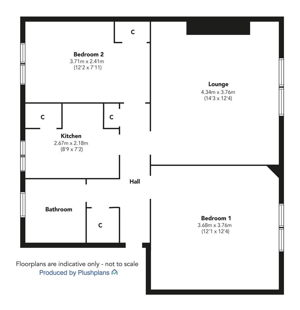1.1, 3, Bearhope Street, Greenock floorplan