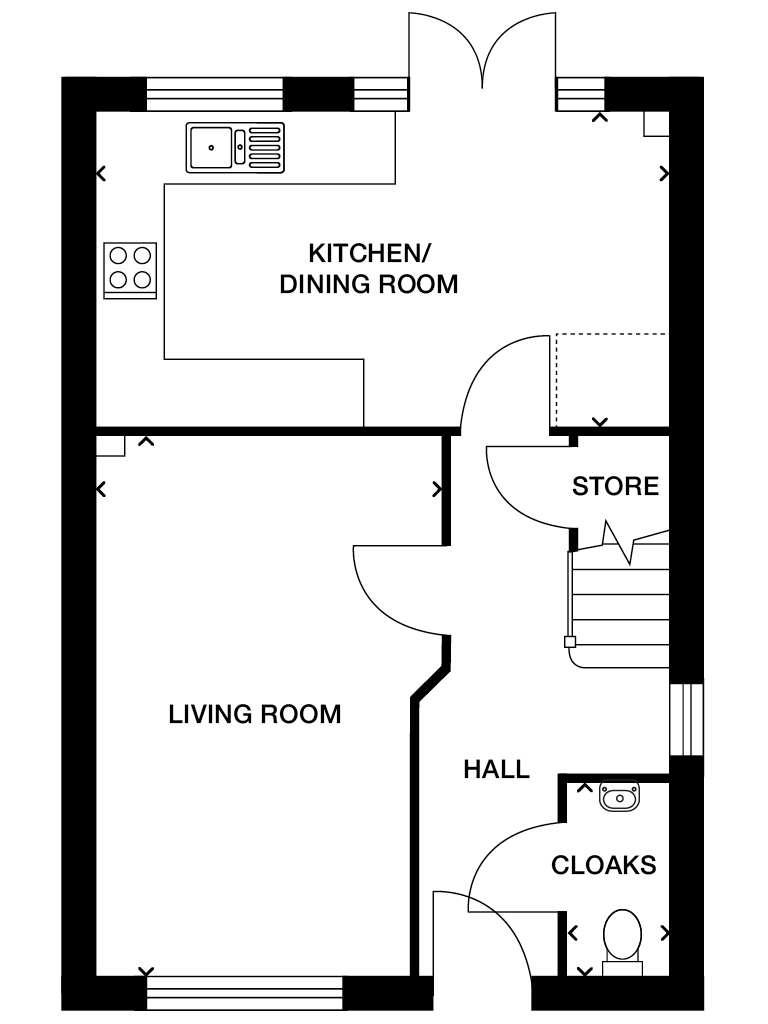 PLOT021FH, Hunstanton floorplan