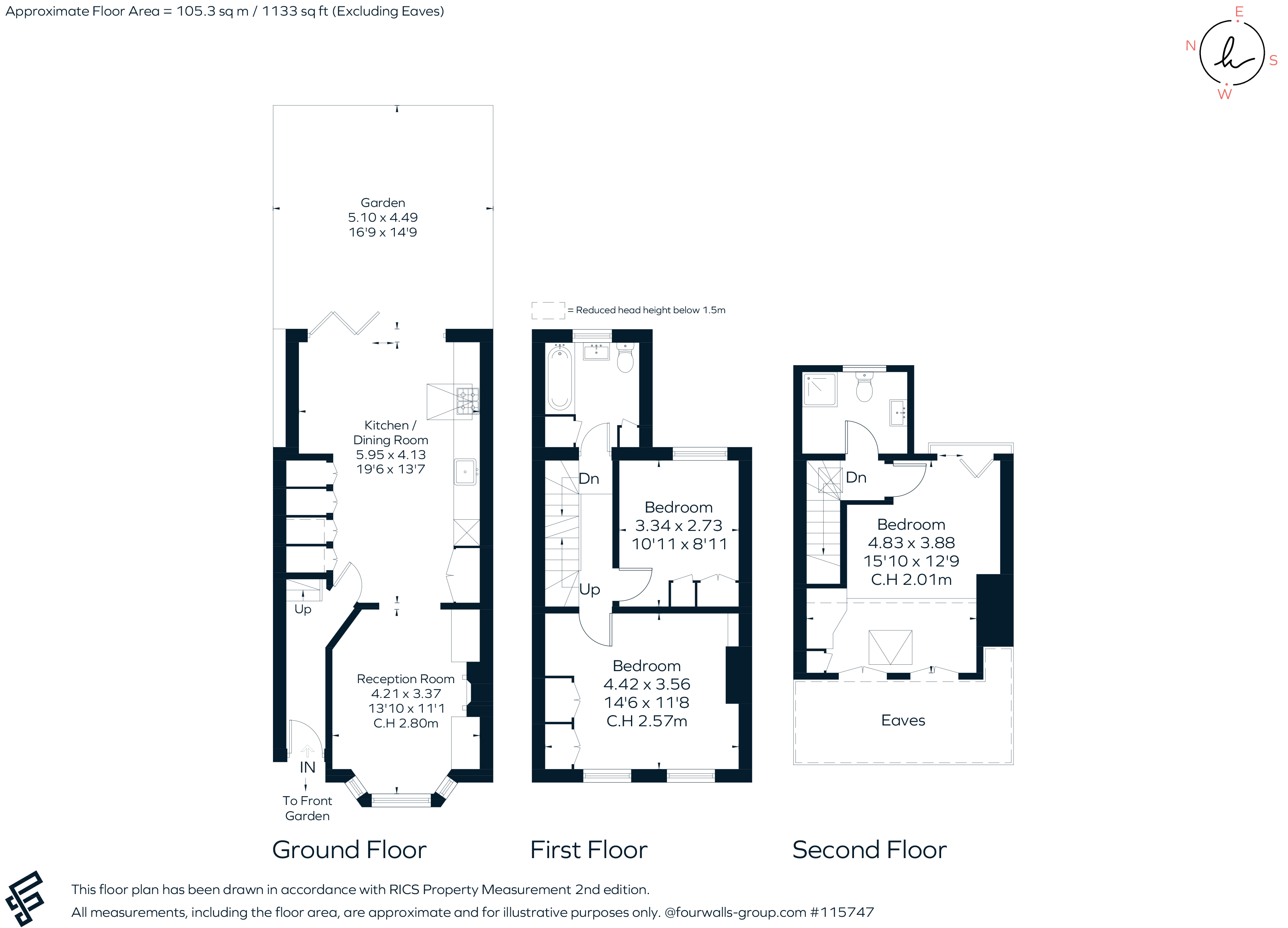Priory Road, London floorplan