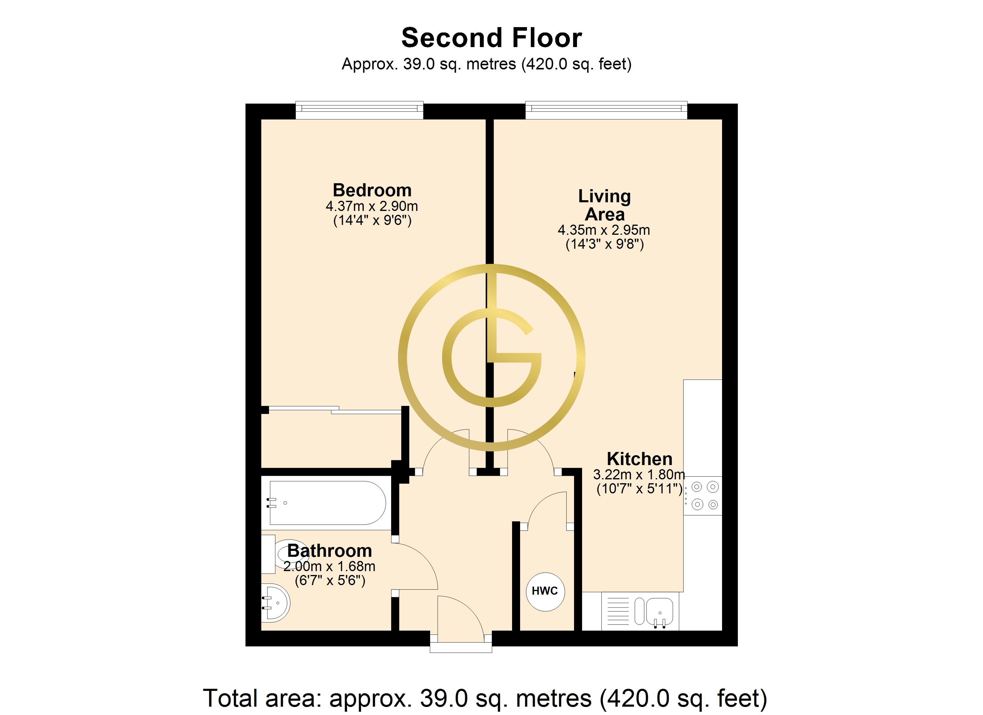 1 Bedrooms Flat for sale in Block 2, The Hicking Building, Queens Road NG2