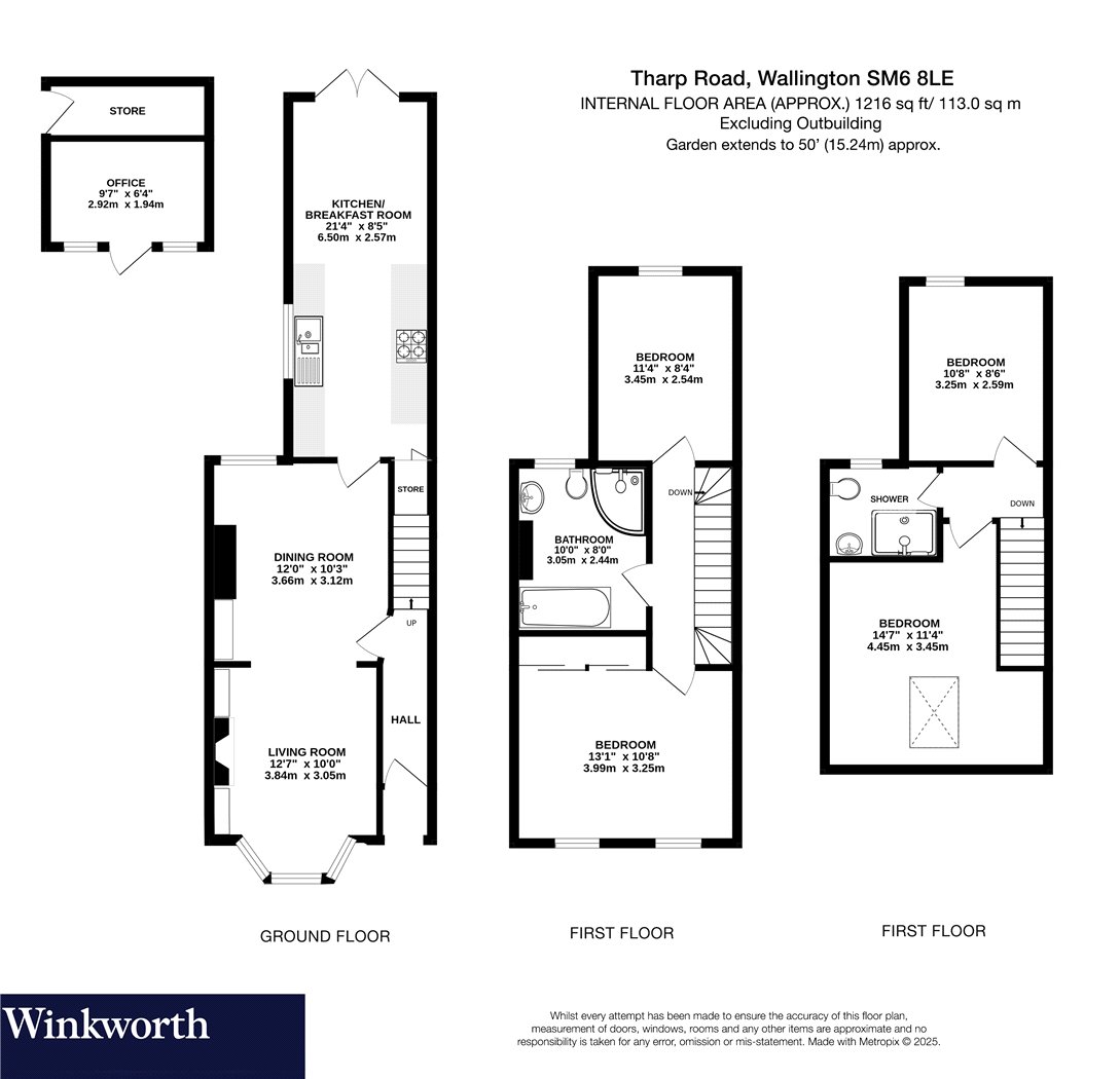 12, Tharp Road, Surrey floorplan