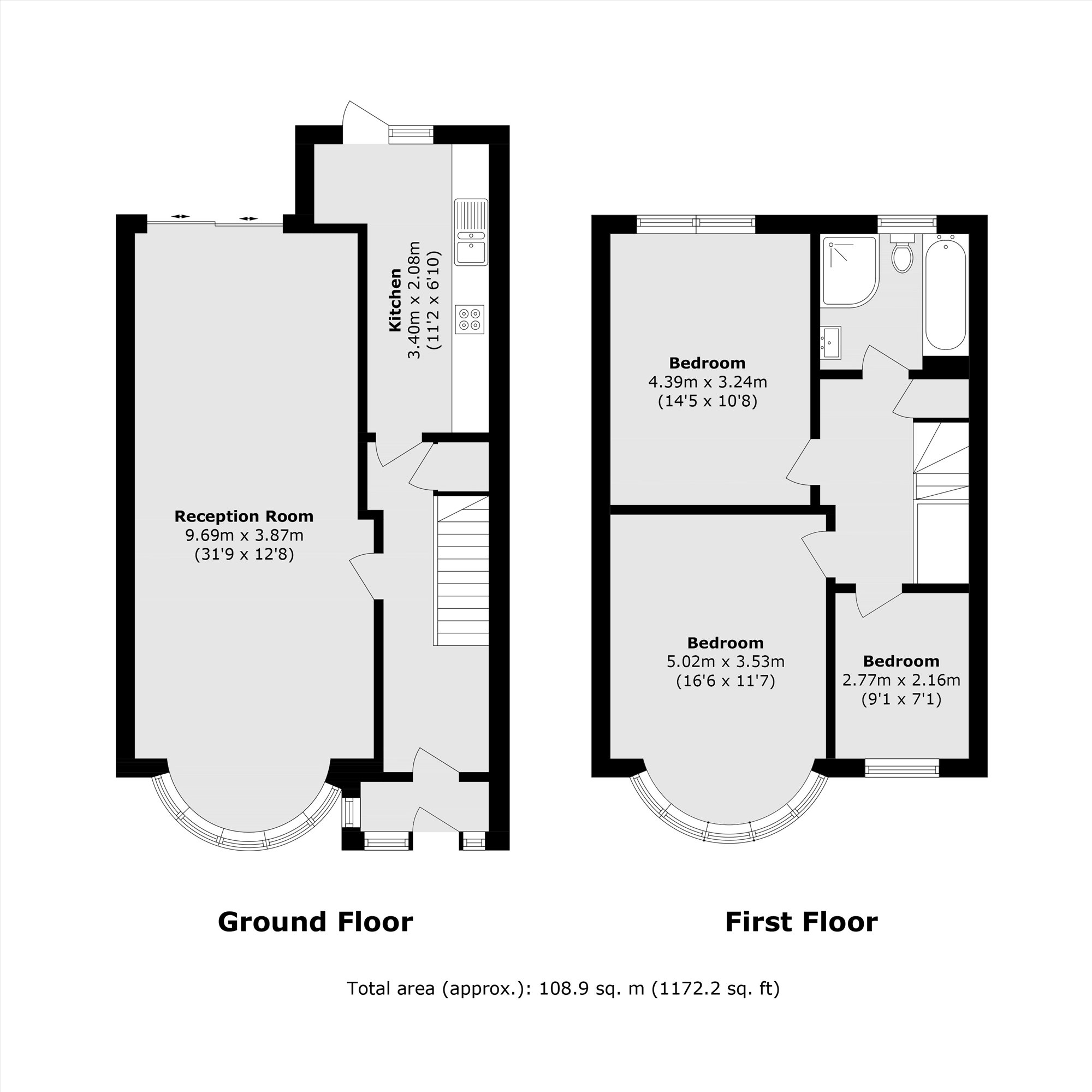 73, Whitmore Gardens, London floorplan