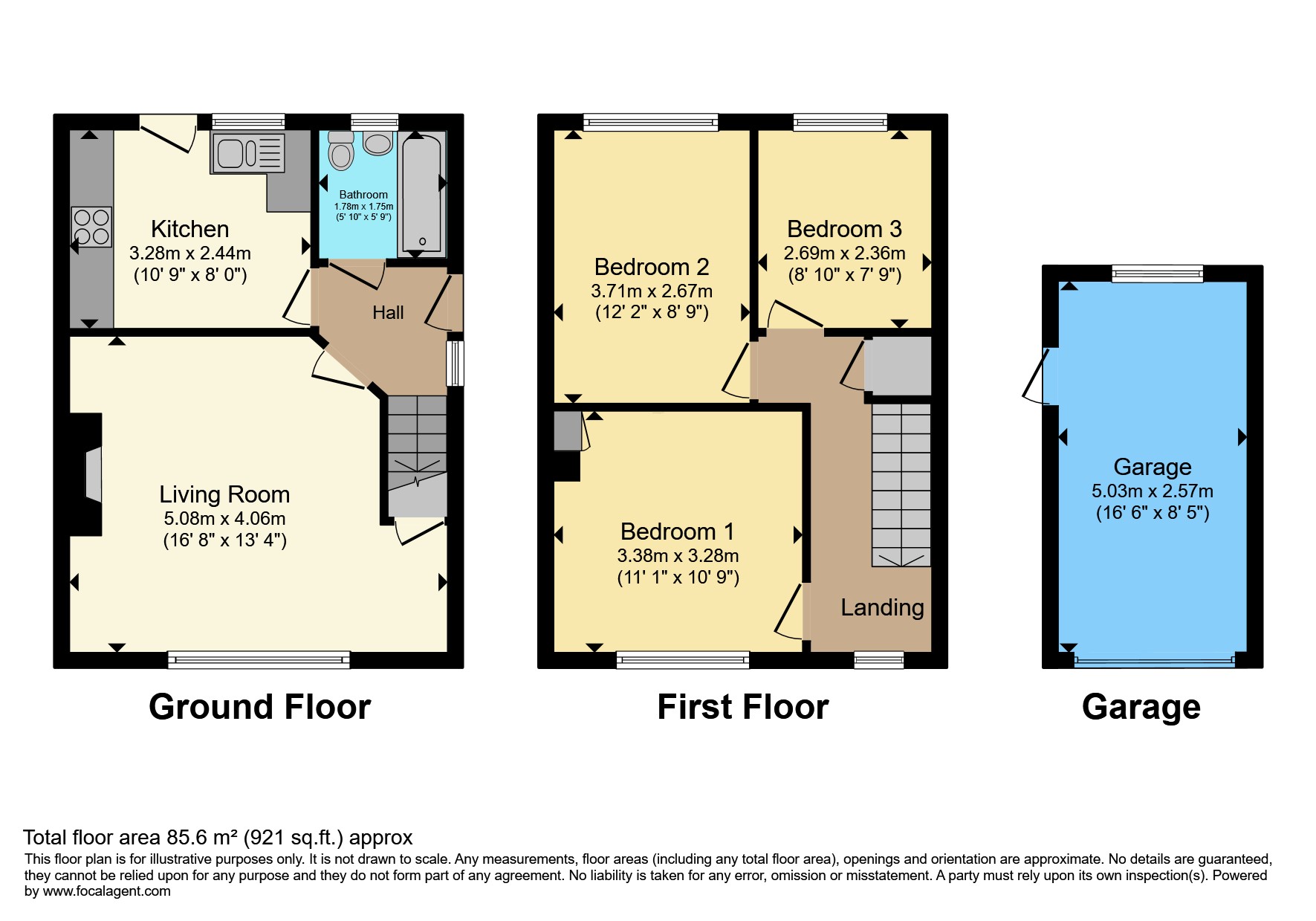 66, Lalleford Road, Luton floorplan