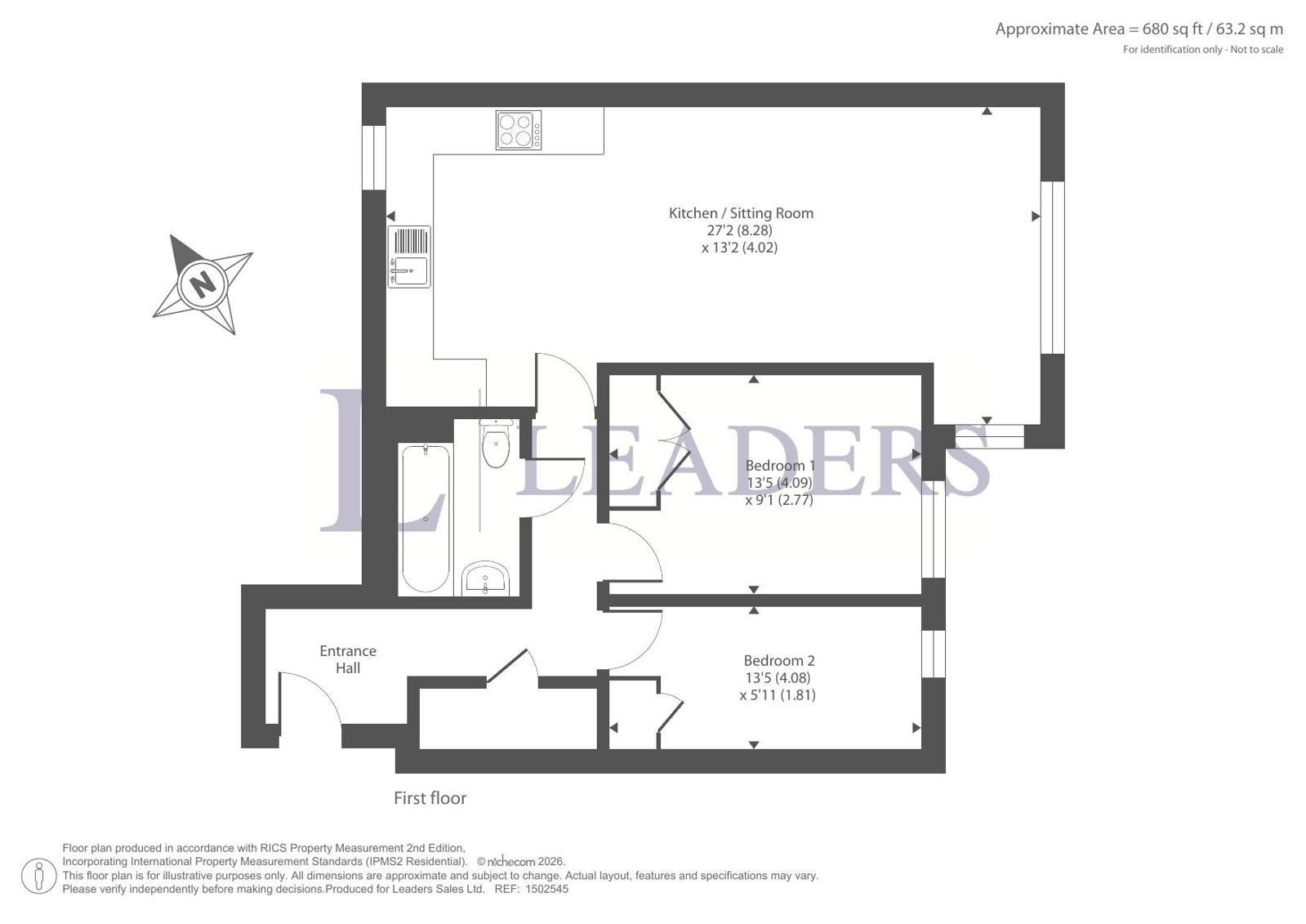 Flat 12, 5, Woburn Road, Croydon floorplan
