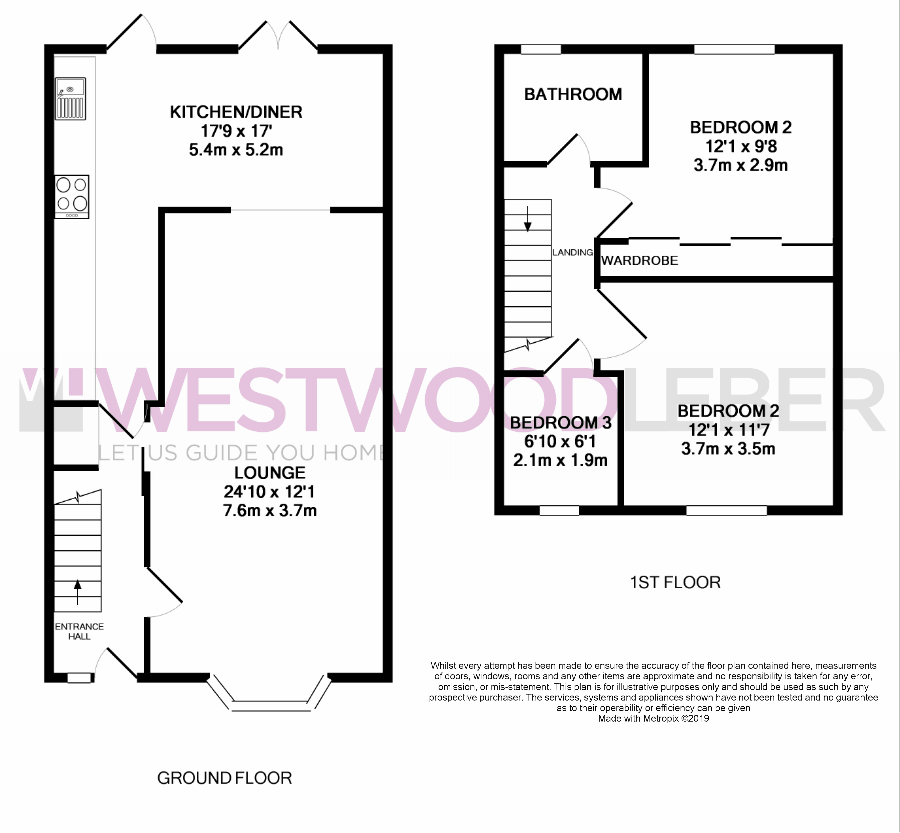 3 Bedrooms Semi-detached house to rent in Gladstone Road, Hoddesdon EN11