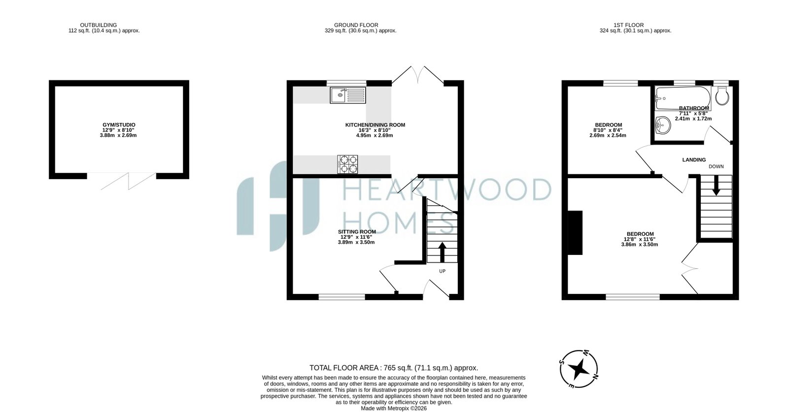 274, Camp Road, St. Albans floorplan
