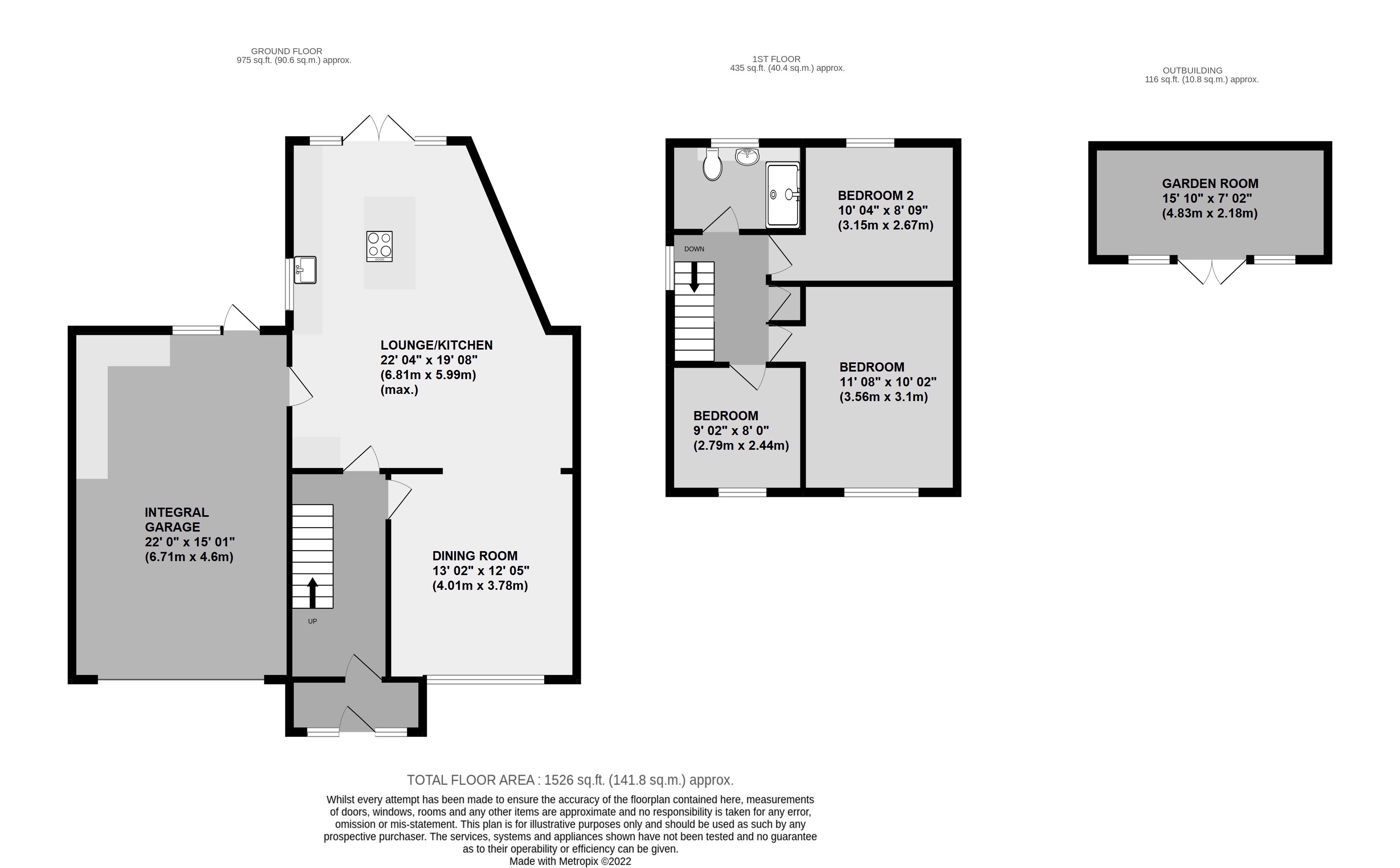 25, Meath Close, Orpington floorplan