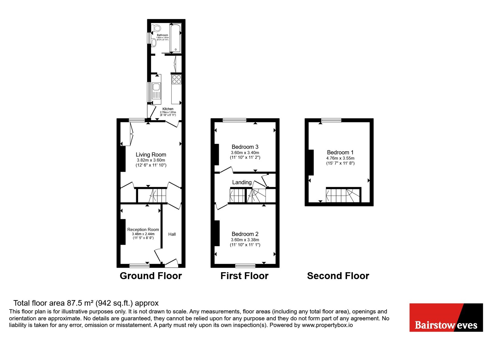 4, Broomfield Road, West Midlands floorplan