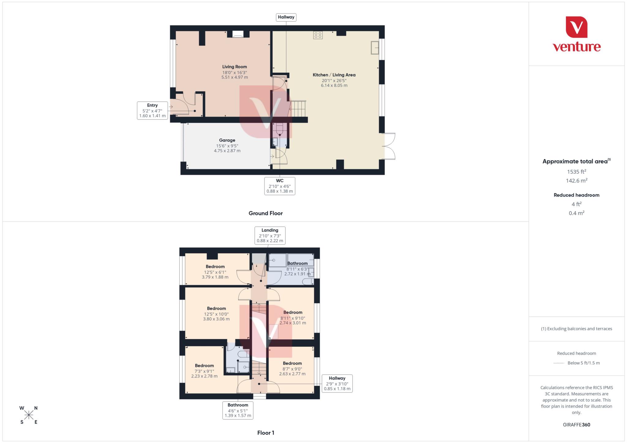 12, Orchard Way, Luton floorplan
