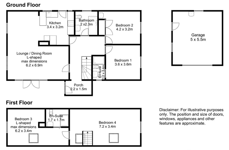 GeeJays, White House Drive, Pwllheli floorplan
