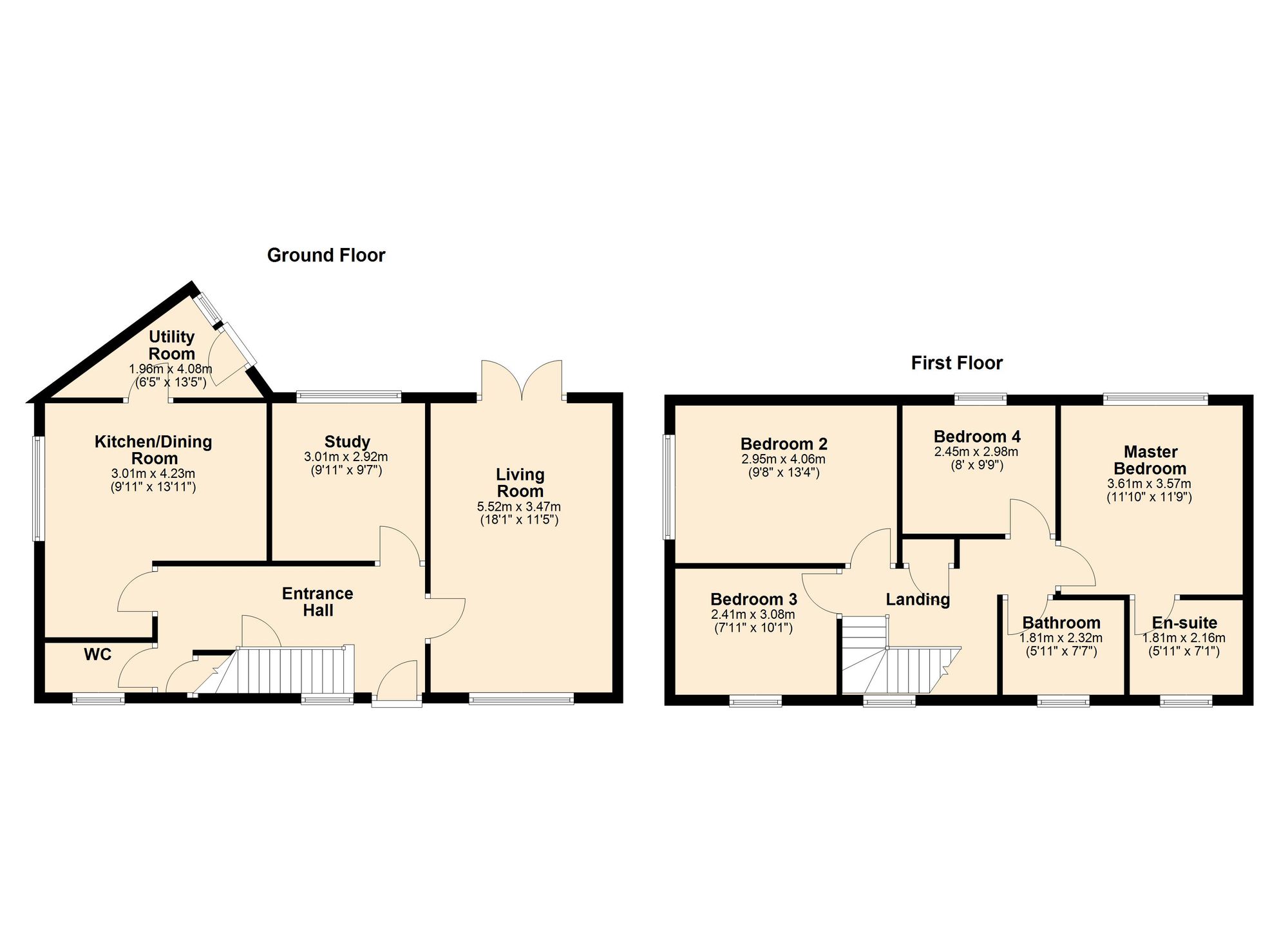 4 St. Giles Close, Peterborough floorplan
