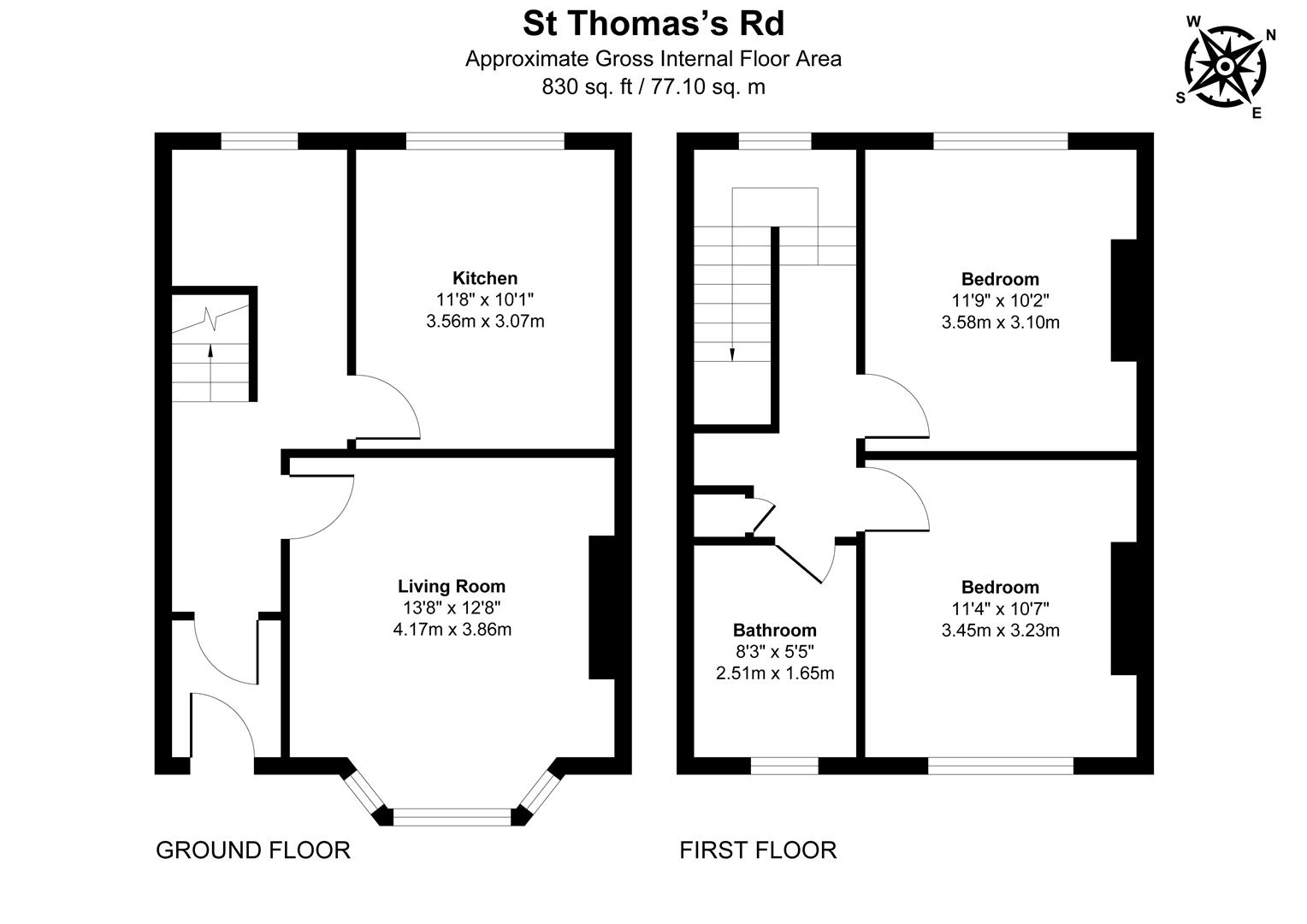 27a, St. Thomass Road, Hastings floorplan