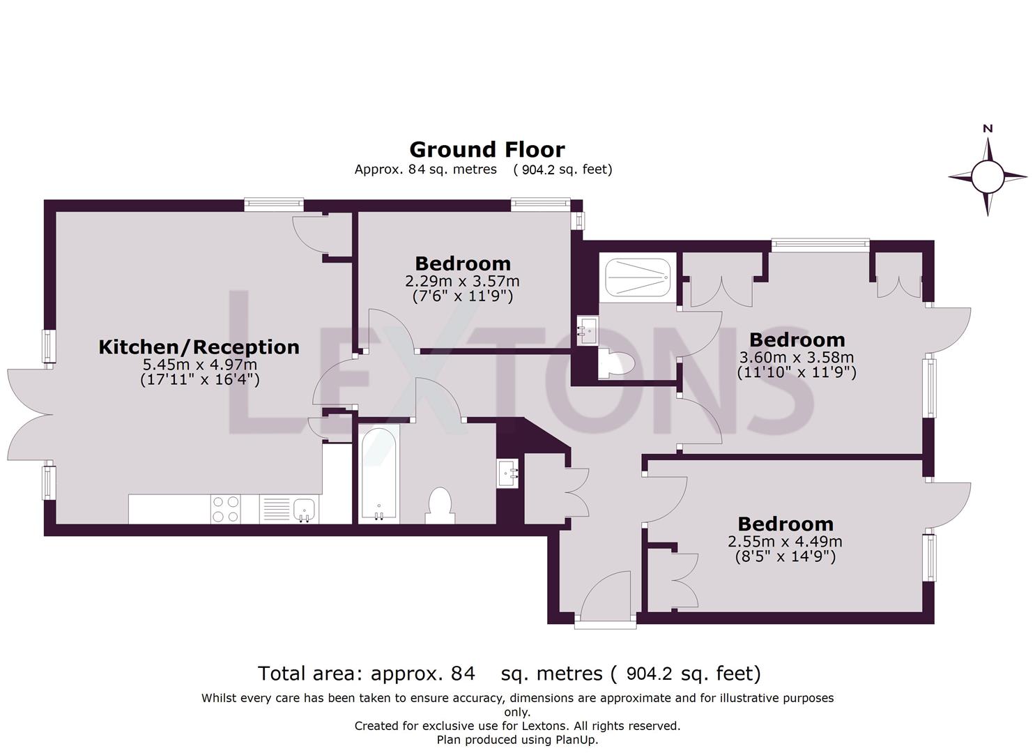 Flat 59 Park House, 3, Goldstone Crescent, Hove floorplan