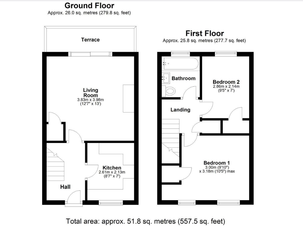 14, Ravenscourt Walk, Shrewsbury floorplan