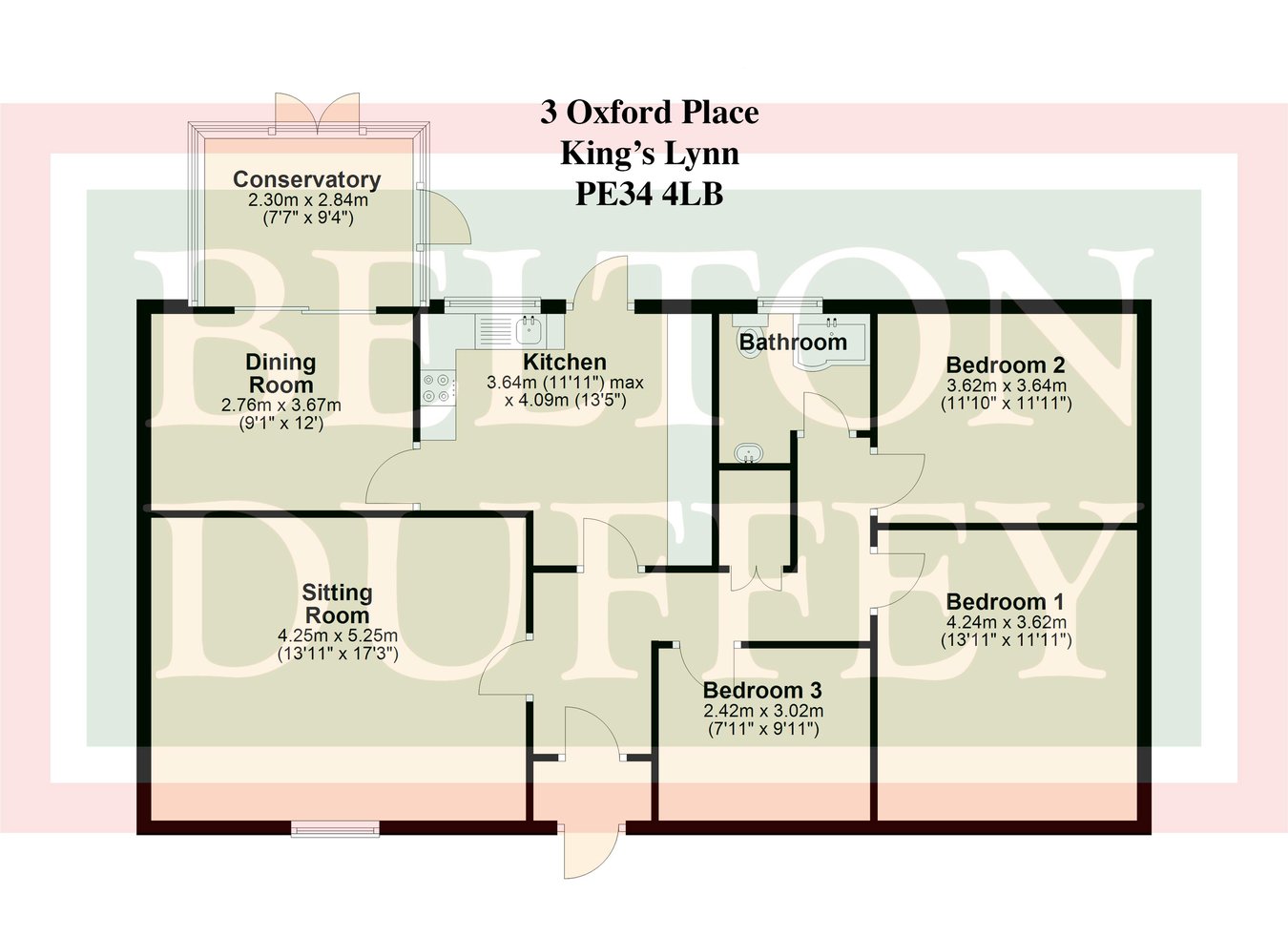 3, Oxford Place, Terrington St Clement floorplan
