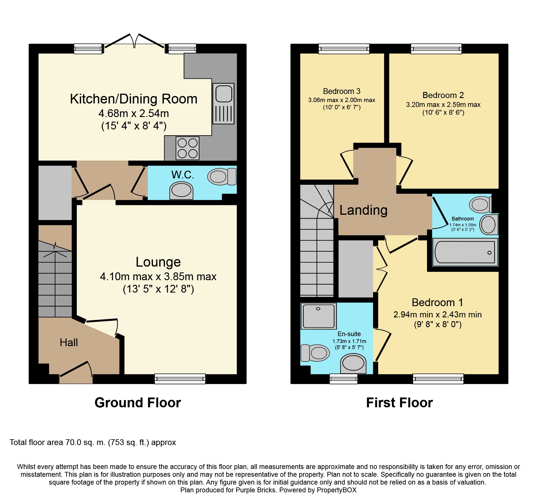 3 Bedrooms Semi-detached house for sale in Pains Lane, St. Georges, Telford TF2