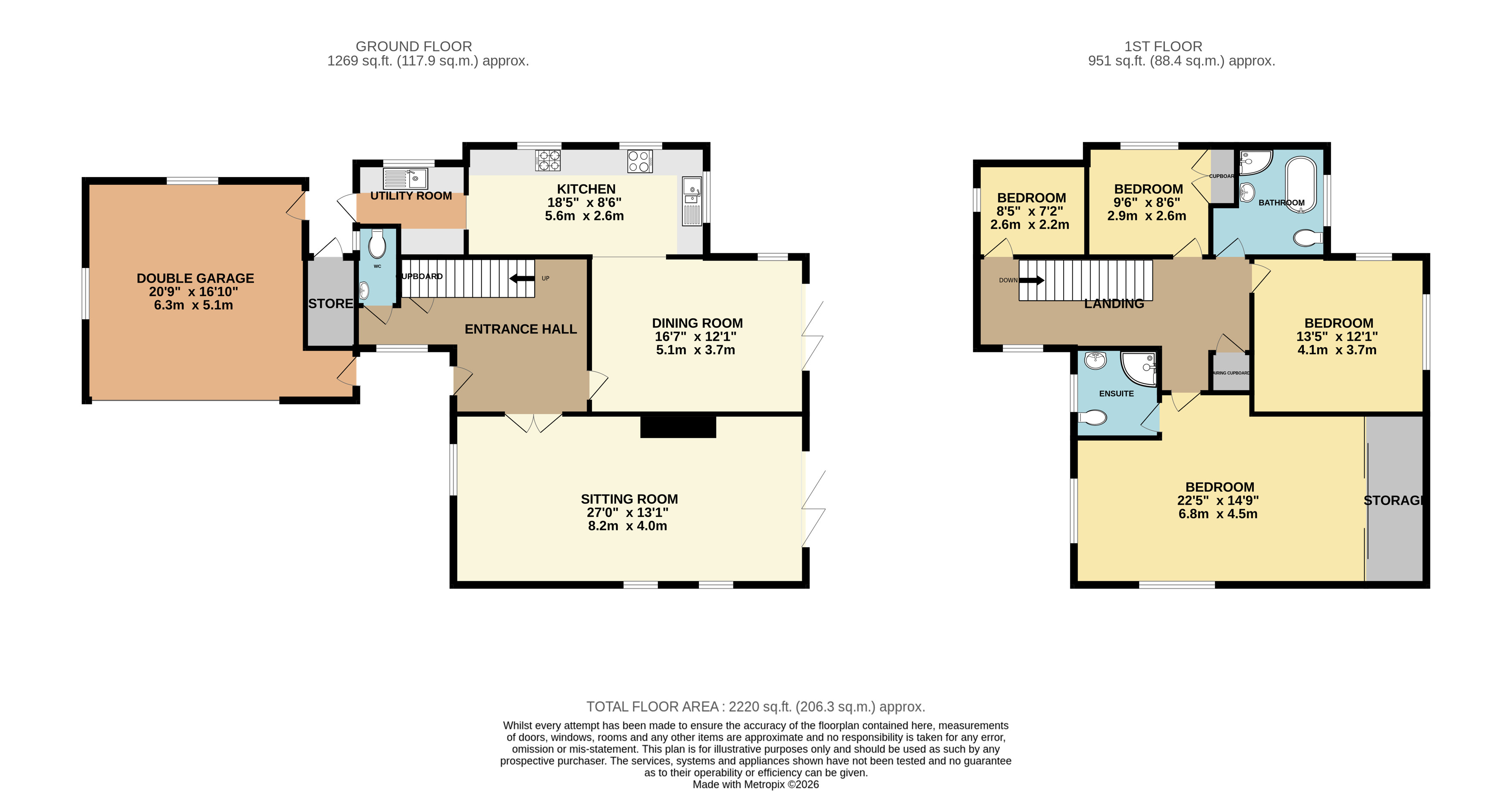 Brook House,, Huntscott, Minehead floorplan