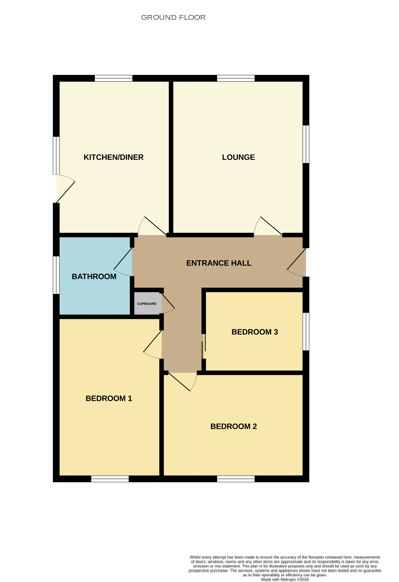 15, Waterland Close, Great Yarmouth floorplan