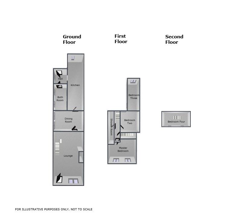 4 Bedrooms Terraced house for sale in Main Road, Little Haywood, Stafford ST18