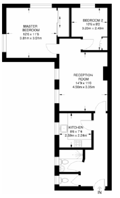 2 Bedrooms Flat to rent in Garratt Lane, London SW17