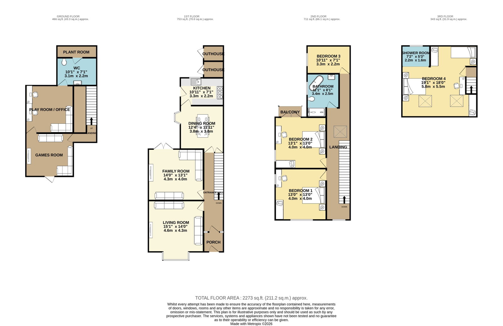 182, Cheetham Hill Road, Dukinfield floorplan