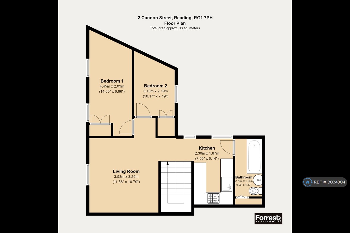 Reading floorplan