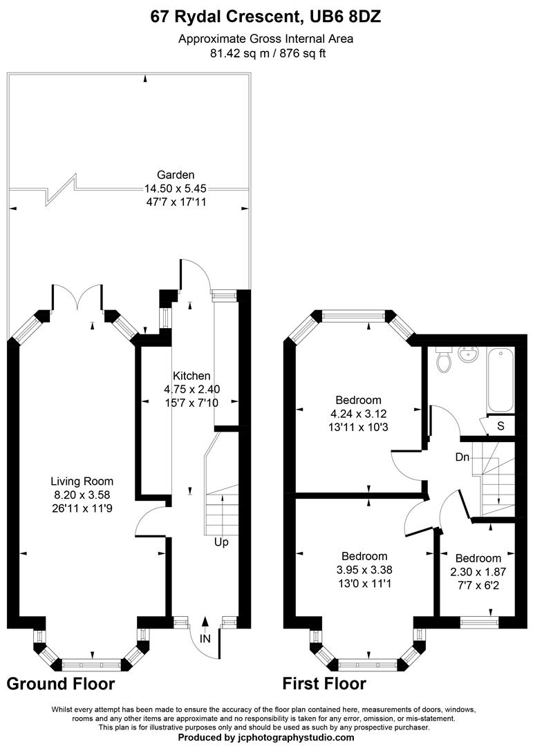 67, Rydal Crescent, Perivale Greenford floorplan