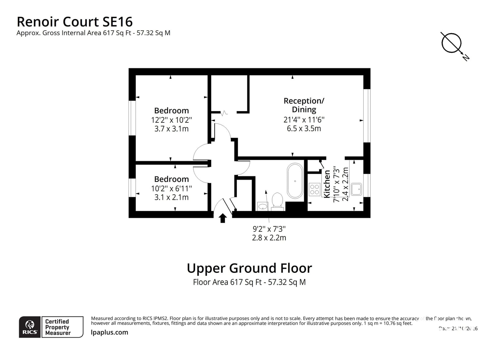 Stubbs Drive, London floorplan