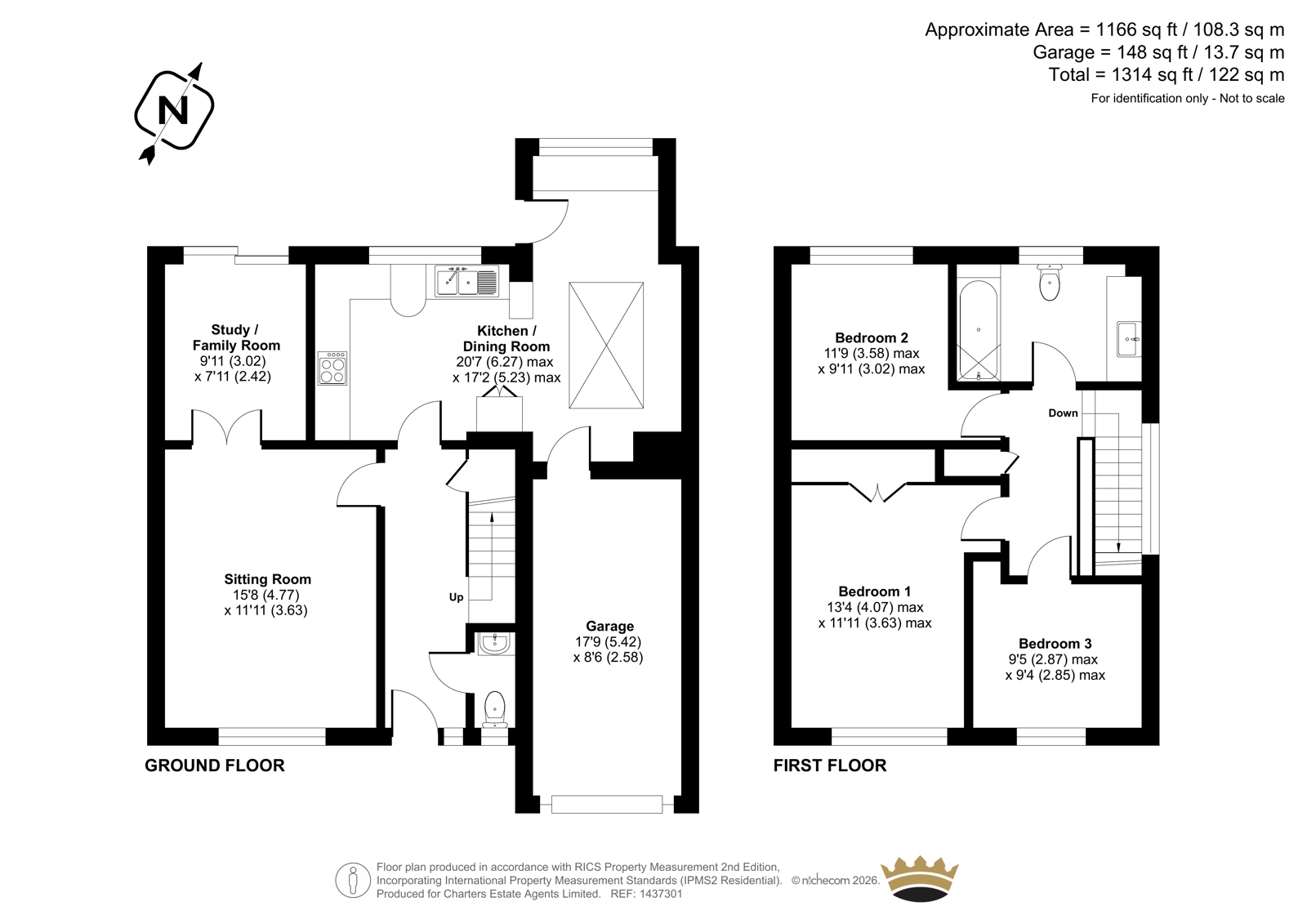 8, Barnes Close, Romsey floorplan