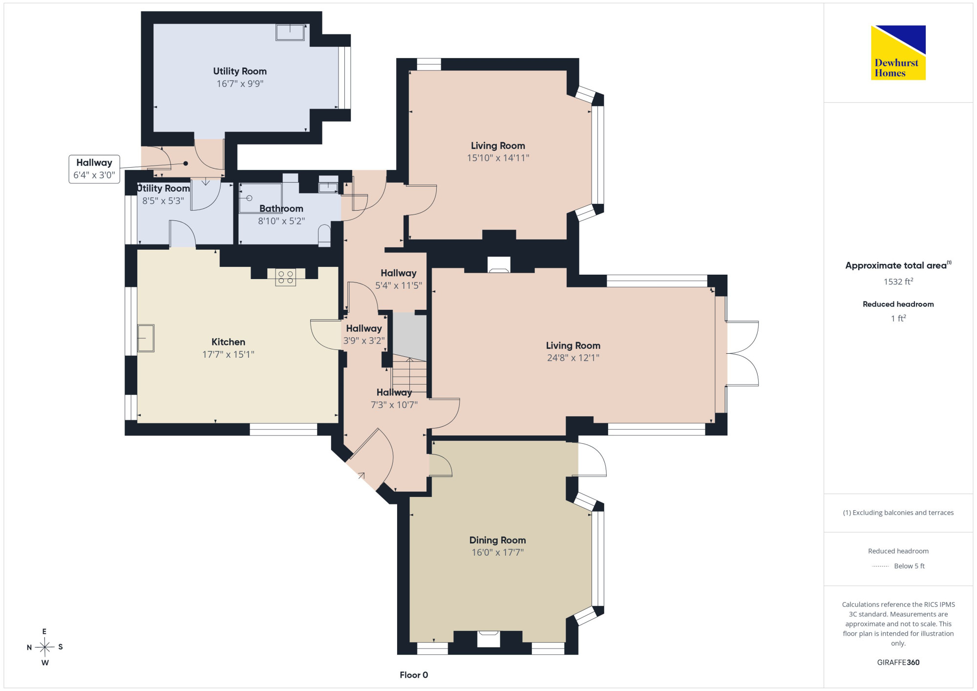 Springfield,, Dilworth Lane, Longridge floorplan