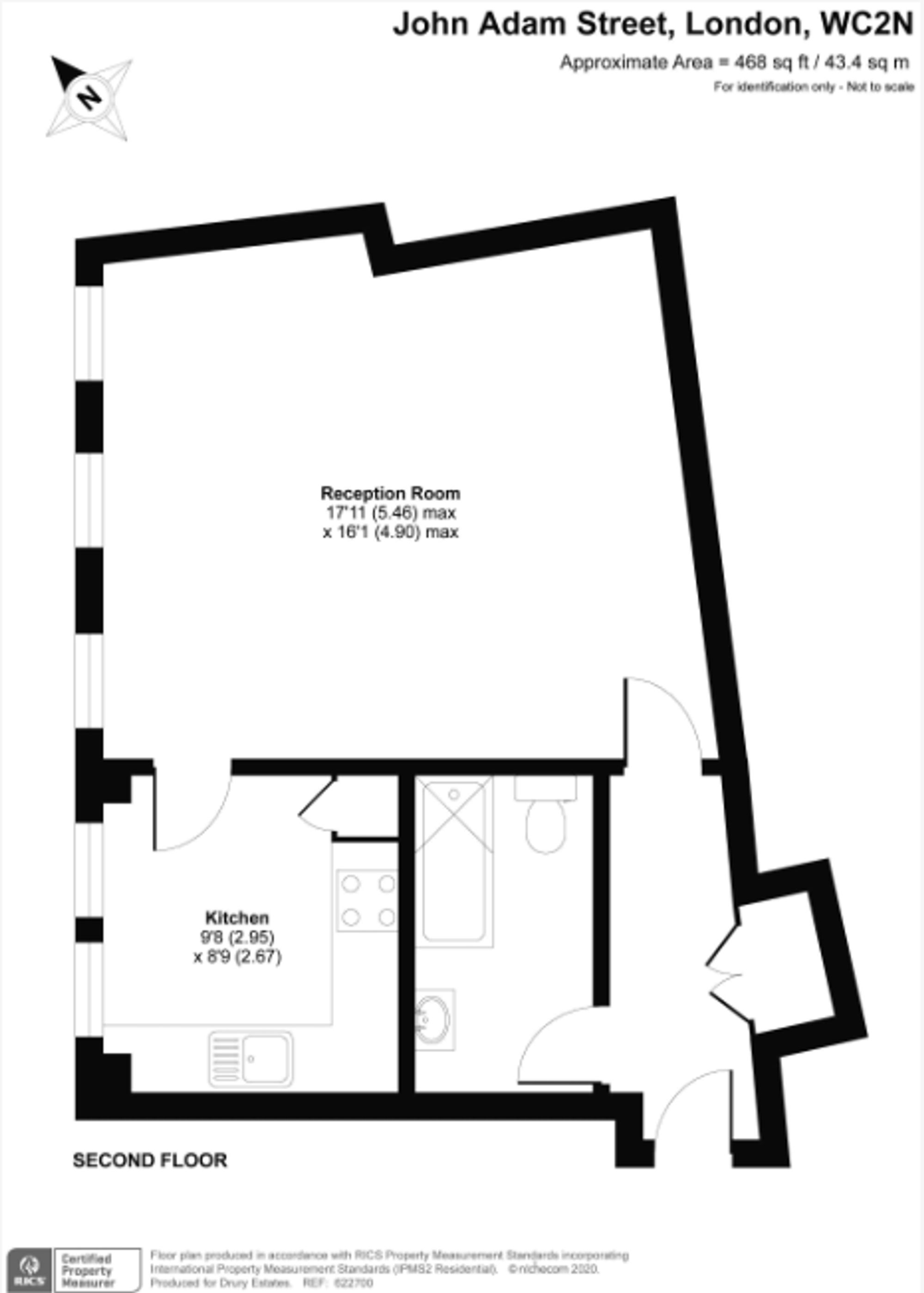 1 John Adam Street, London floorplan