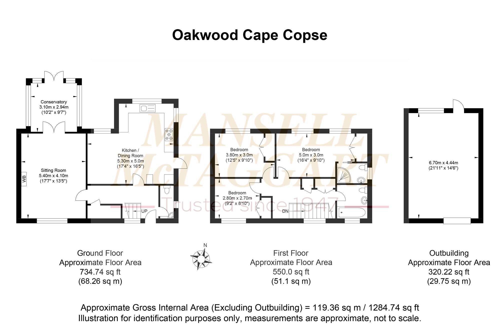 Oakwood, 2 Cape Copse, Rudgwick floorplan