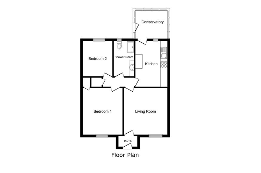 1, Lavender Court, Ashington floorplan