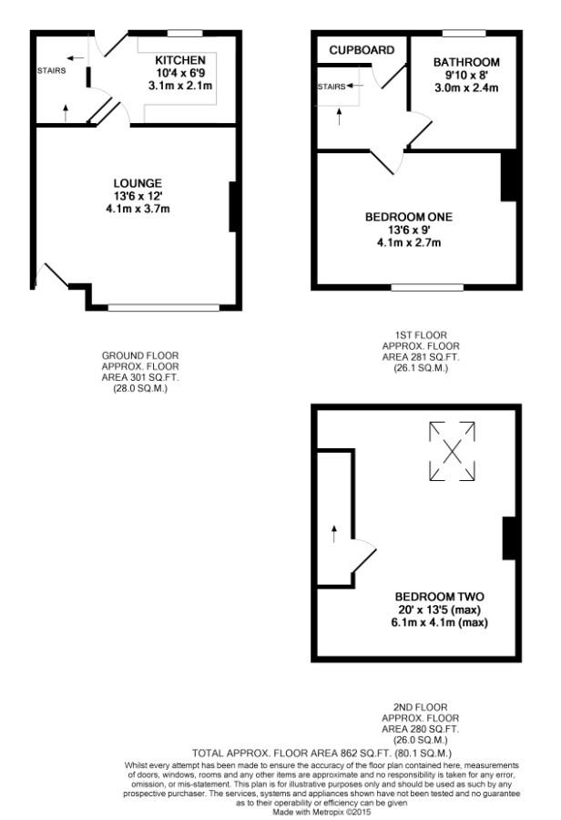 2 Bedrooms  to rent in Rose Avenue, Horsforth, Leeds LS18