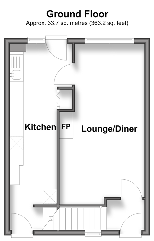 St. Giles Road Aycliffe, Nr Dover floorplan