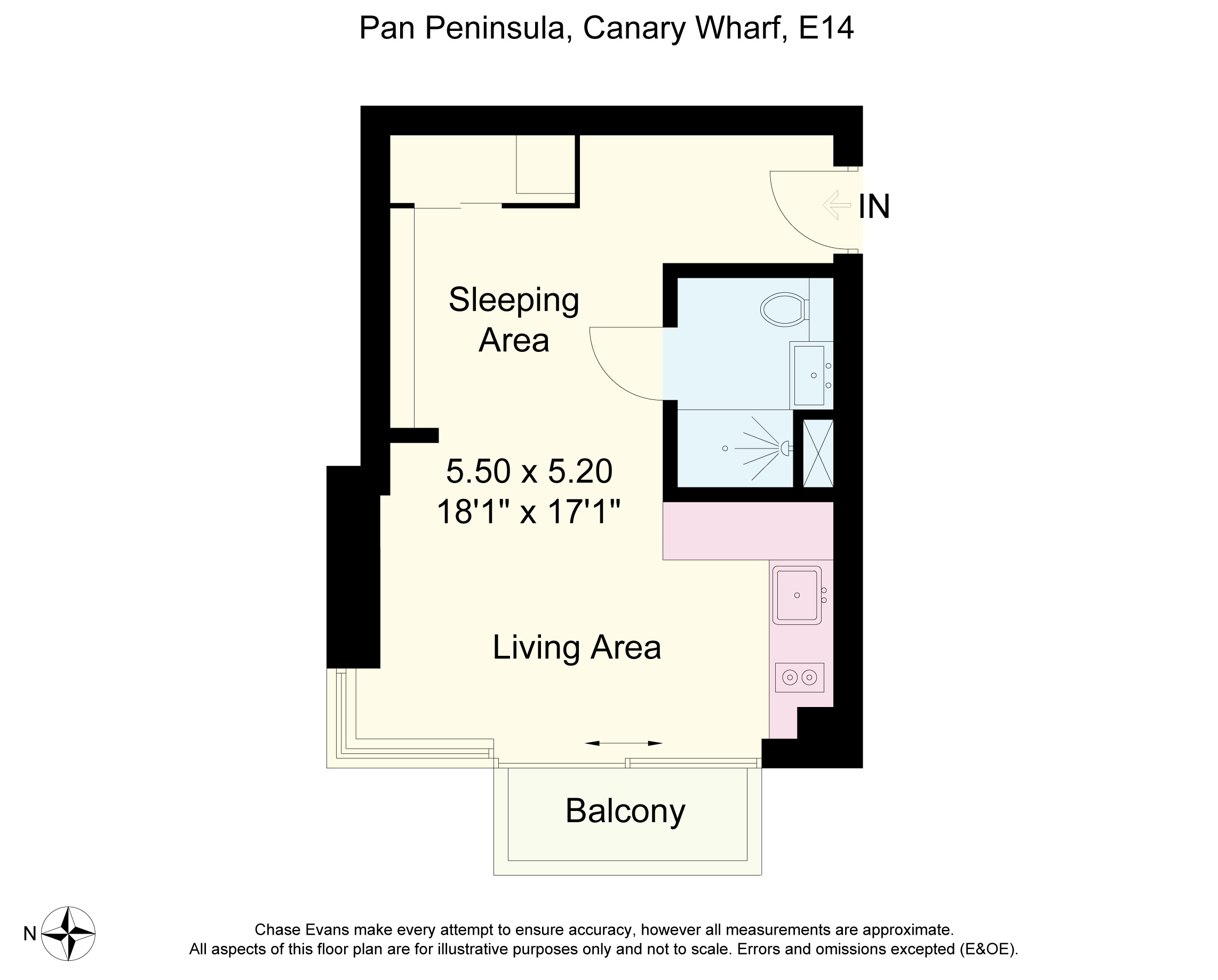 0 Bedrooms Studio to rent in Pan Peninsula Square, West Tower, Canary Wharf E14