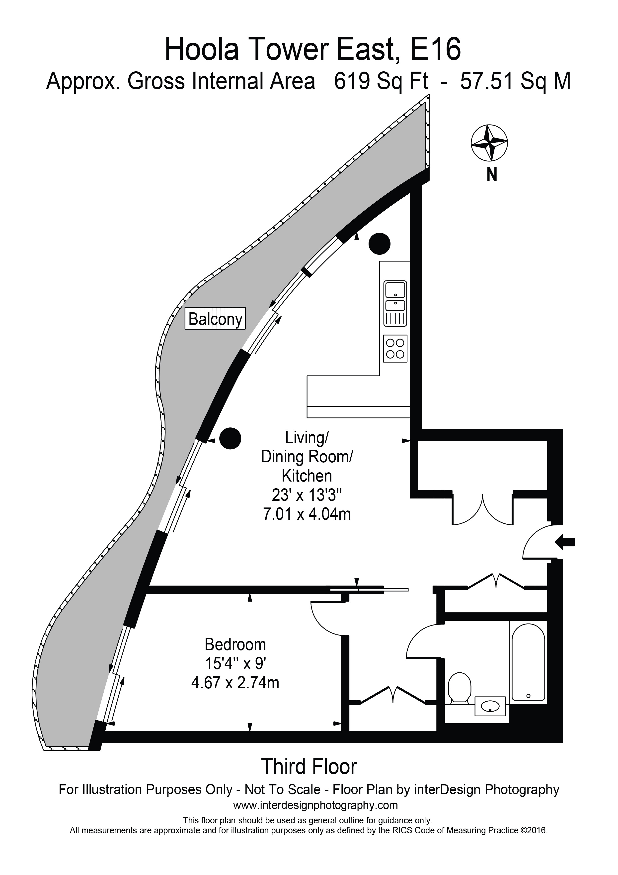 1 Bedrooms Flat for sale in Hoola, 3 Tidal Basin Road, Royal Docks, London E16