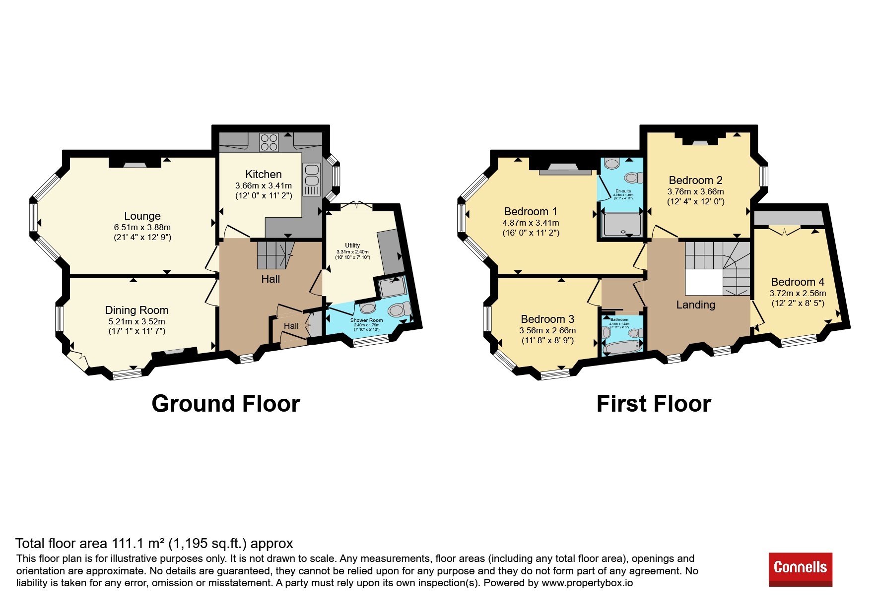 1, Scarborough Road, Torquay floorplan